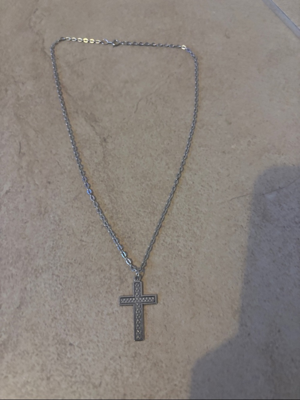Silver Cross Pendant Necklace - Women Jewelry